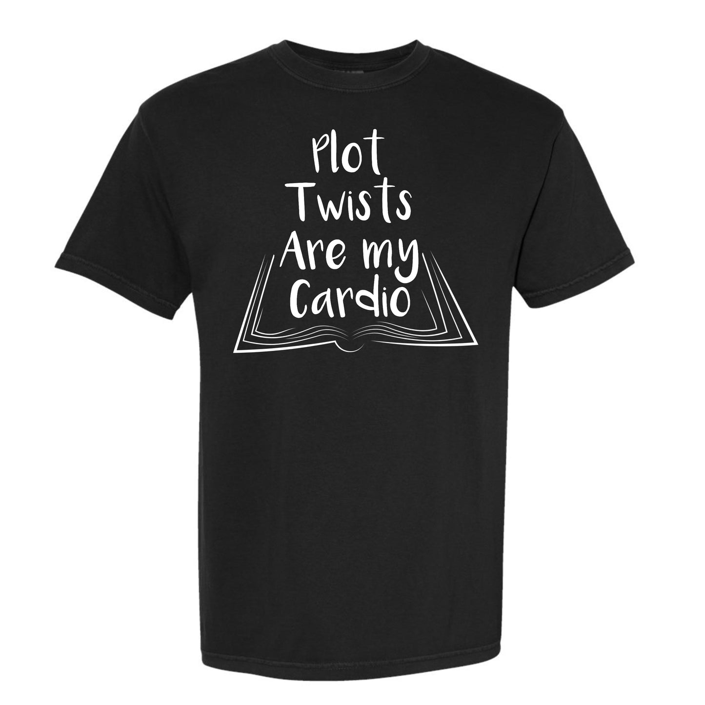 Plot Twists Are My Cardio Comfort Colors Graphic Tee