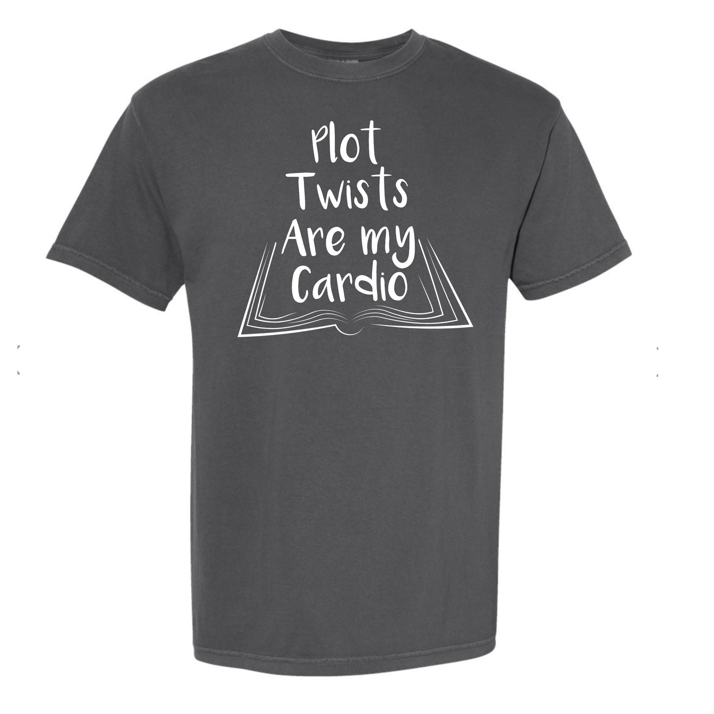 Plot Twists Are My Cardio Comfort Colors Graphic Tee