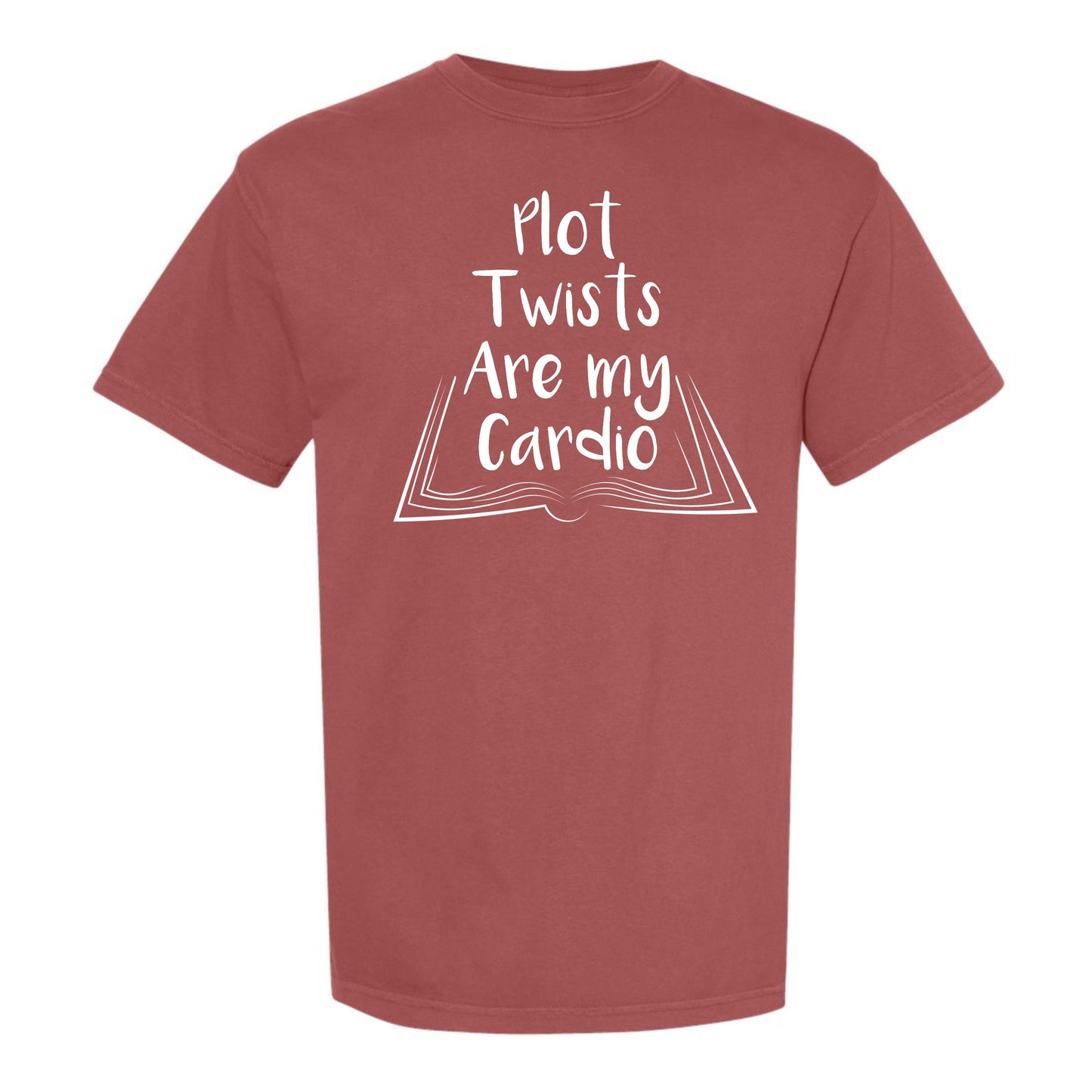 Plot Twists Are My Cardio Comfort Colors Graphic Tee