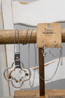 Clover Shape Necklace Set