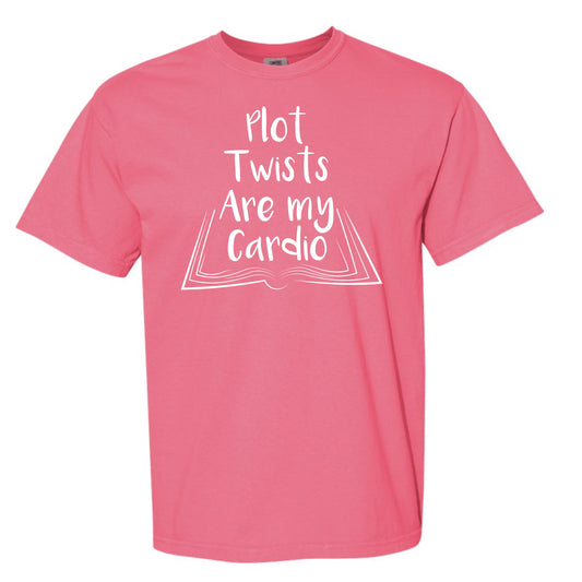 Plot Twists Are My Cardio Comfort Colors Graphic Tee