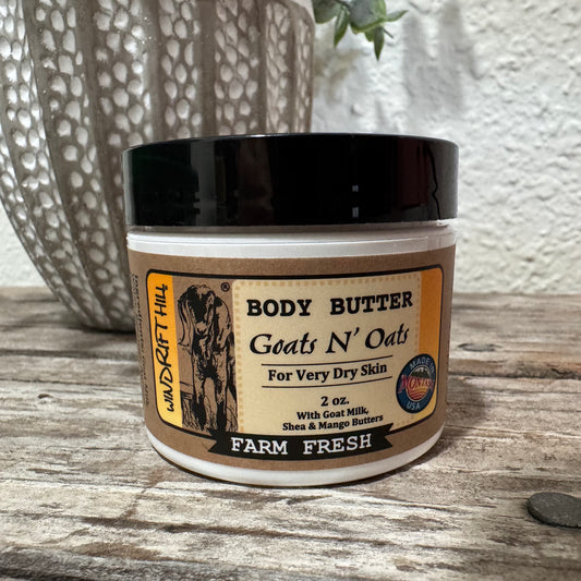 Travel 2oz Goat Milk Body Butter