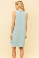 Lace Up Tank Dress
