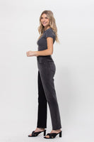 Two Tone High Rise Straight